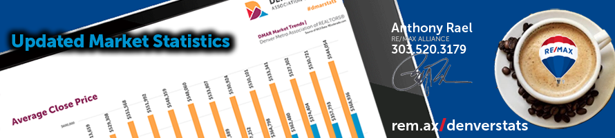 Denver Real Estate Market Report & Statistics : DMAR Stats #dmarstats #justcallants : Experienced Honest & Trustworthy REMAX Denver Colorado Real Estate Agents : Anthony Rael : REMAX Colorado : rem.ax/denverstats